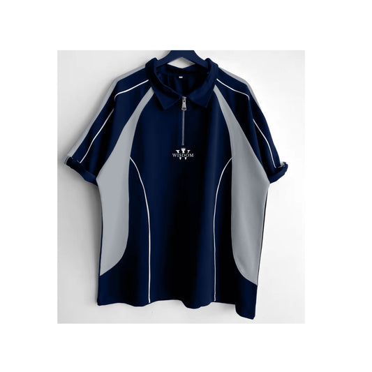 CROWN ZIP-UP (NAVY)
